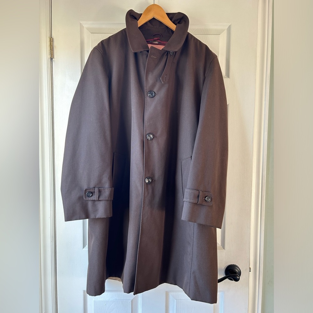 Croydon Brown Men's Trench Coat